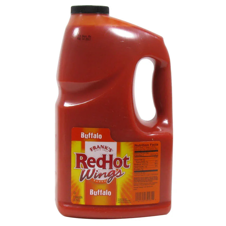 Franks RedHot Wing Sauce - Gallon (3.8lt) - Chile Mojo