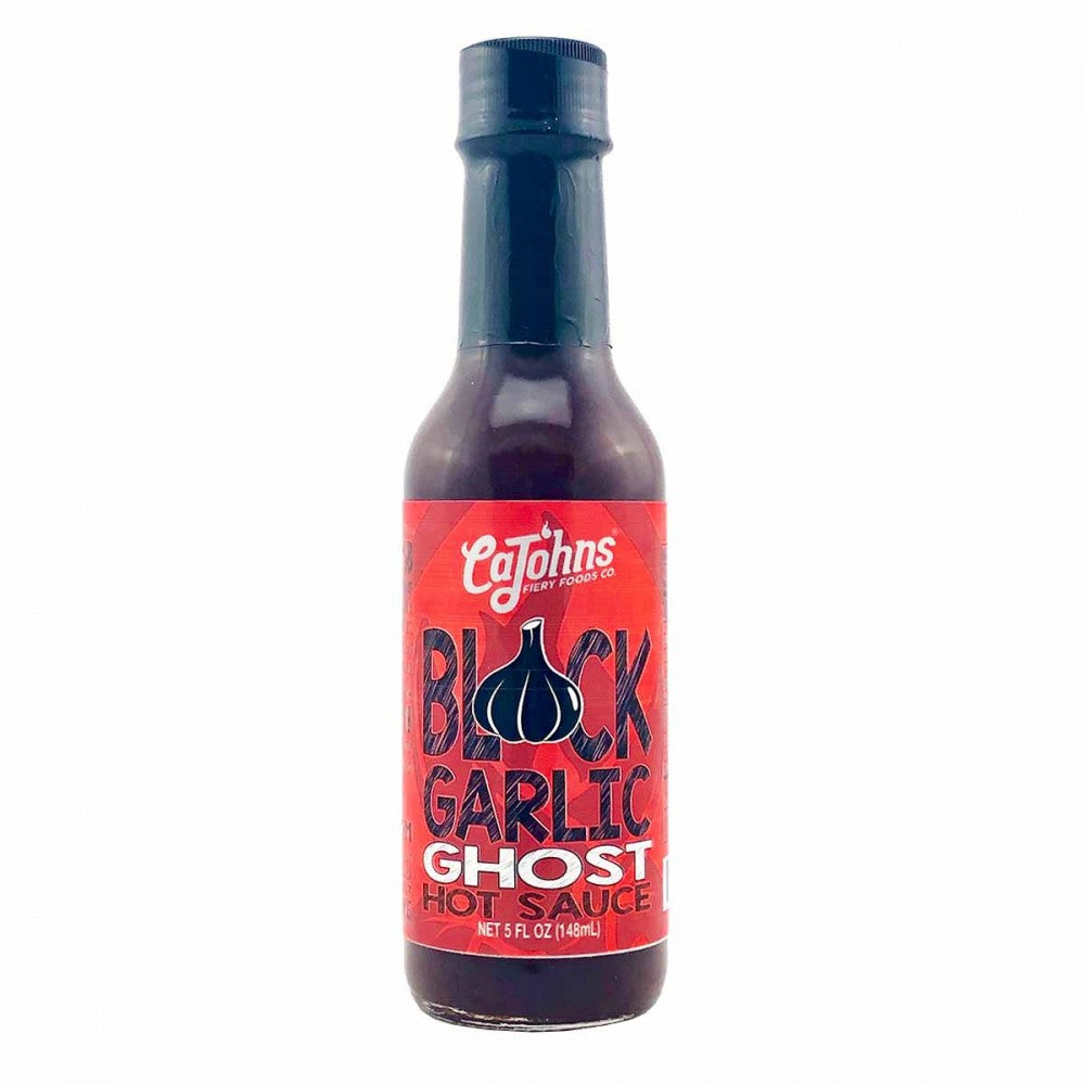 CaJohns Black Garlic GHOST Hot Sauce 148ml (5oz)