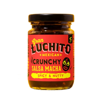 Gran Luchito Crunchy Mexican Salsa Macha 100gm - Chile Mojo