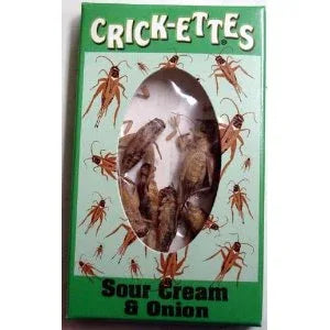 Hotlix Crickettes Insect Snack Sour Cream and Onion 1.4gm - best before 5-8-25 - Chile Mojo