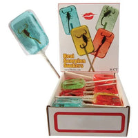Hotlix Scorpion Suckers - box of 36 (9 of each flavour) - Chile Mojo