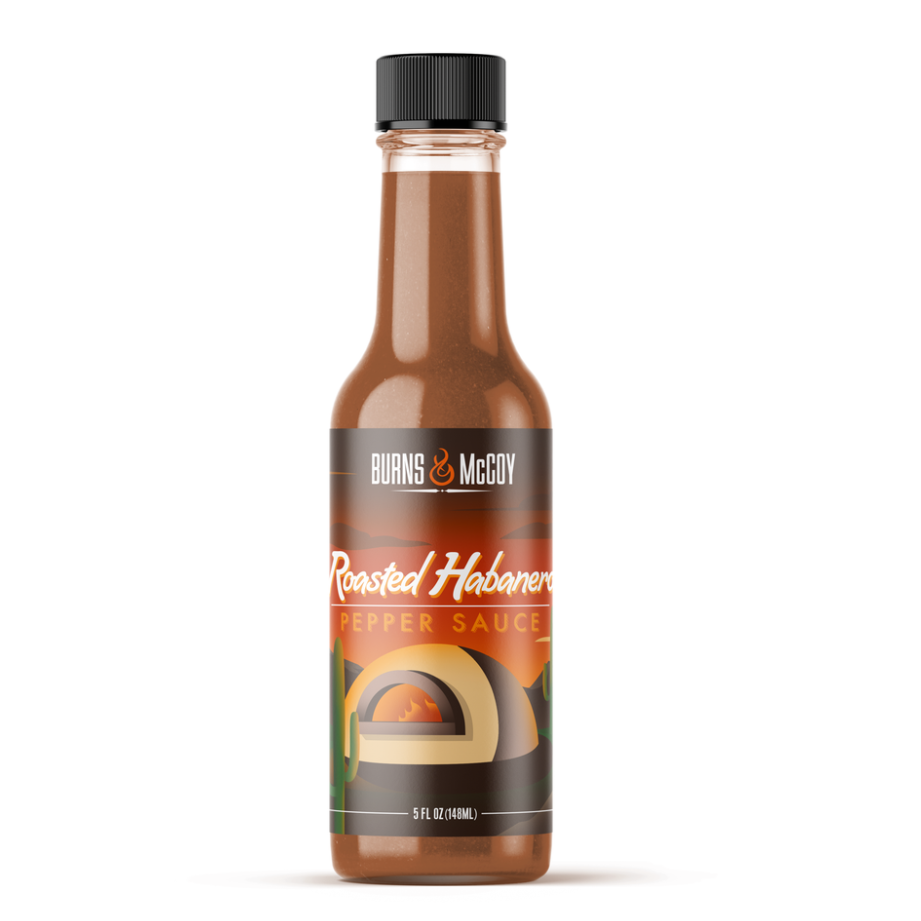 Burns and McCoy Roasted Habanero Pepper Sauce 148ml (5oz)