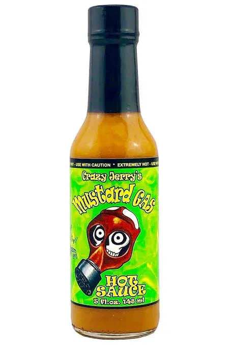 Crazy Jerrys Mustard Gas 148ml - Chile Mojo