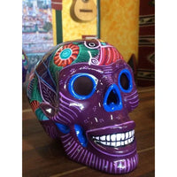 Calavera colored ceramic Skull Large 14cm-16cm - Chile Mojo