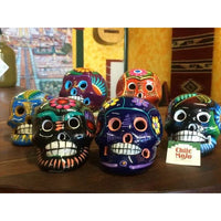 Calavera colored ceramic Skull Small 8cm-12cm - Chile Mojo