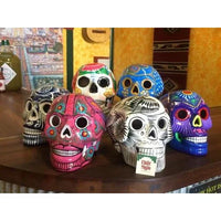 Calavera colored ceramic Skull Large 14cm-16cm - Chile Mojo