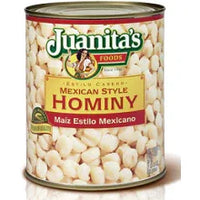Juanitas Mexican Style Hominy 709gm - 25oz - Chile Mojo