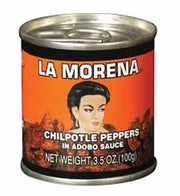 La Morena Chipotle en Adobo 100gm (little can) - Chile Mojo