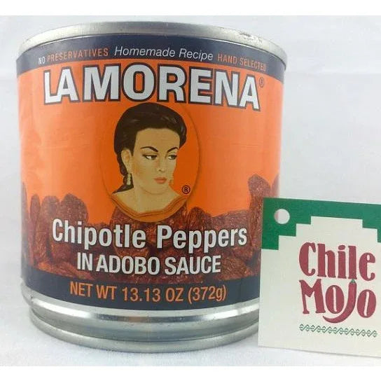 La Morena Chipotle en Adobo 372gm - Chile Mojo