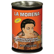 Beans La Morena Refried Pinto with Chipotle and Adobo 440gm - Chile Mojo