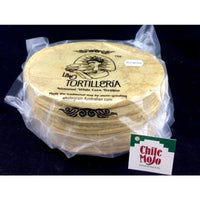 La Tortilleria White Corn Tortillas 14.5cm - 1kg (approx 47) - Chile Mojo