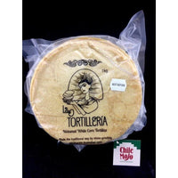 La Tortilleria White Corn Tortillas 14.5cm - 1kg (approx 47) - Chile Mojo