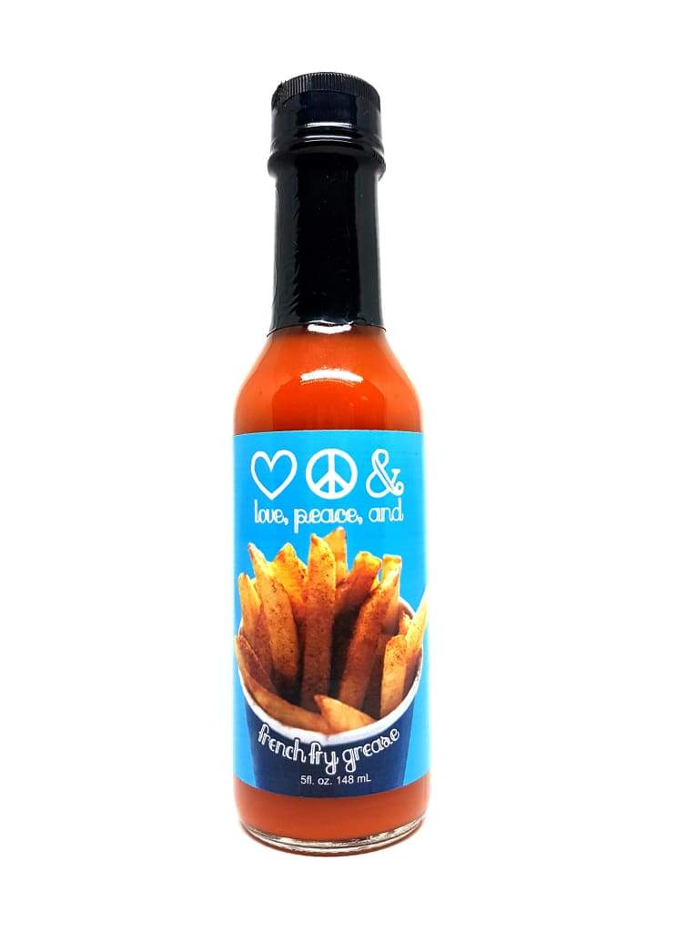 Love Peace and French Fry Grease Hot Sauce 148ml (5oz)