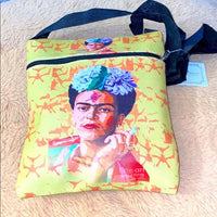 Frida Kahlo Cross-body Side Purse - Chile Mojo