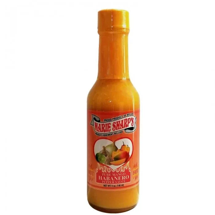 Marie Sharps Pure Mango Habanero Pepper Sauce 148ml (5oz) - Chile Mojo