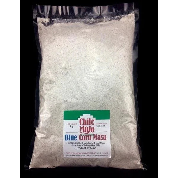 Corn Masa (flour) blue 1kg - Chile Mojo