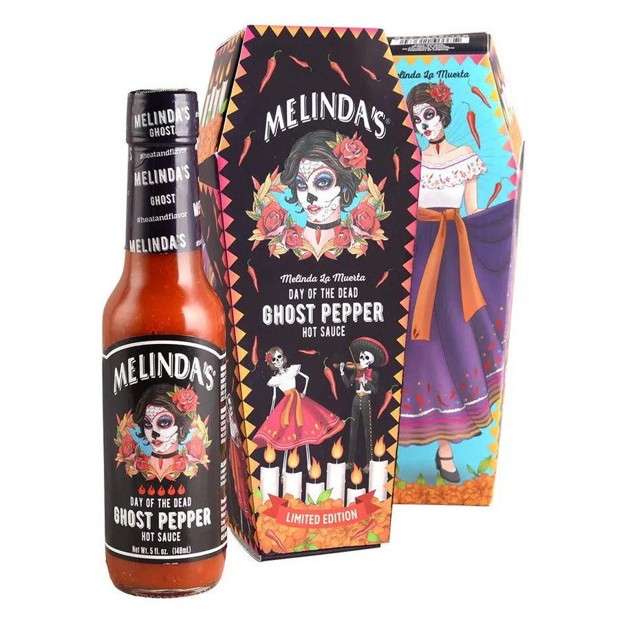 Melindas Ghost Pepper La Muerta Coffin Hot Sauce 148ml (5oz)