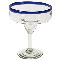 Mexican recycled glass - hand blown Margarita Glass - Chile Mojo