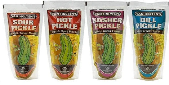 Van Holtens Pickle-in-a-pouch Mixed Pack - Chile Mojo