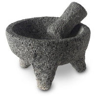 Molcajete mortar and pestle - natural Mexican volcanic stone - Chile Mojo