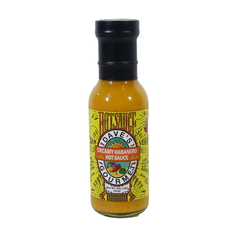Daves Gourmet Creamy Habanero Hot Sauce 227gm (8oz) - Chile Mojo