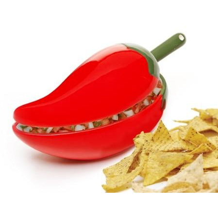Chile shaped Salsa Bowl 3 piece set