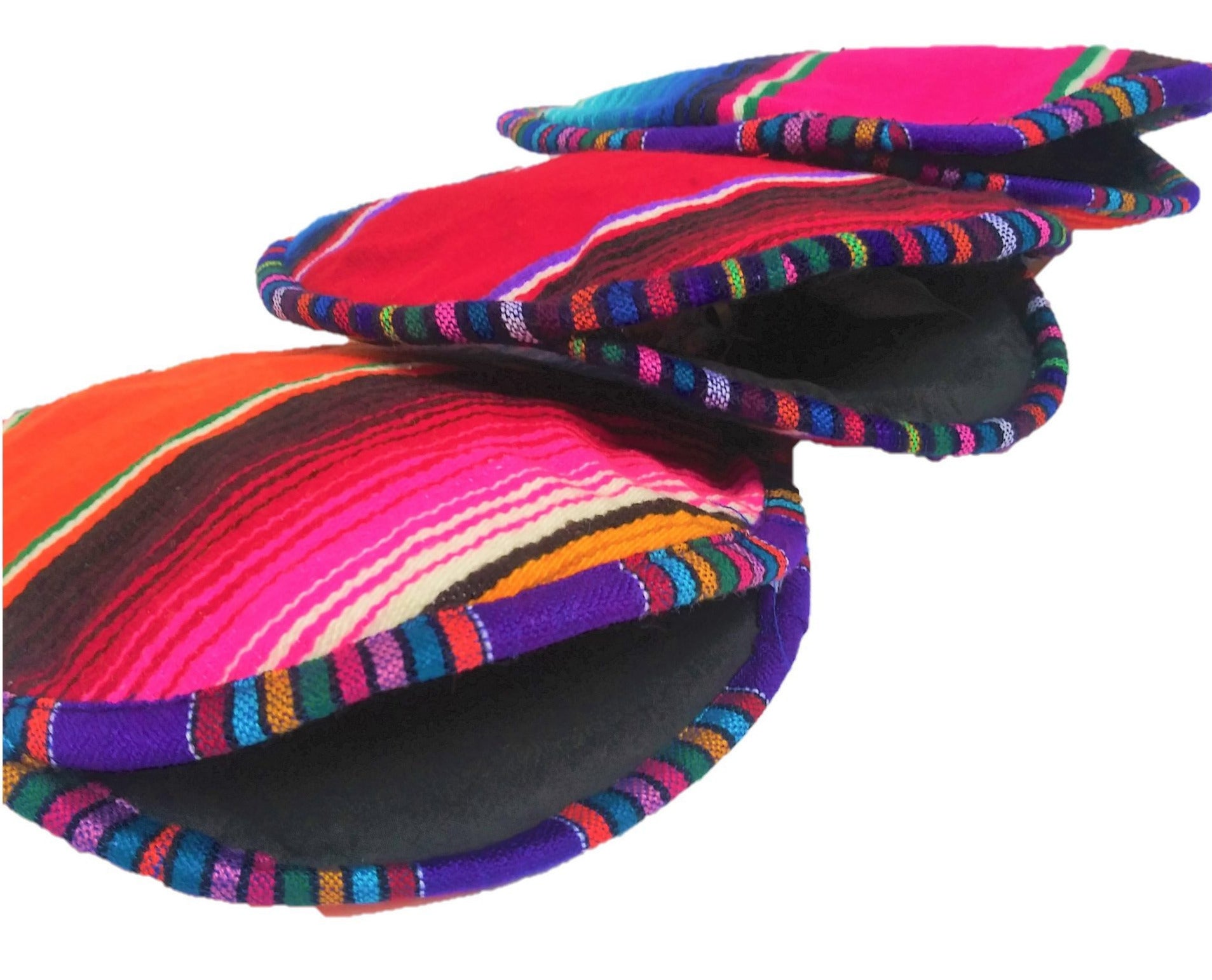 Insulated Mexican Serape Fabric Tortilla Warmer