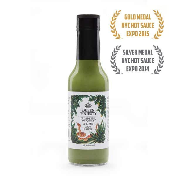 Queen Majesty Jalapeno Tequila Lime Hot Sauce 148ml