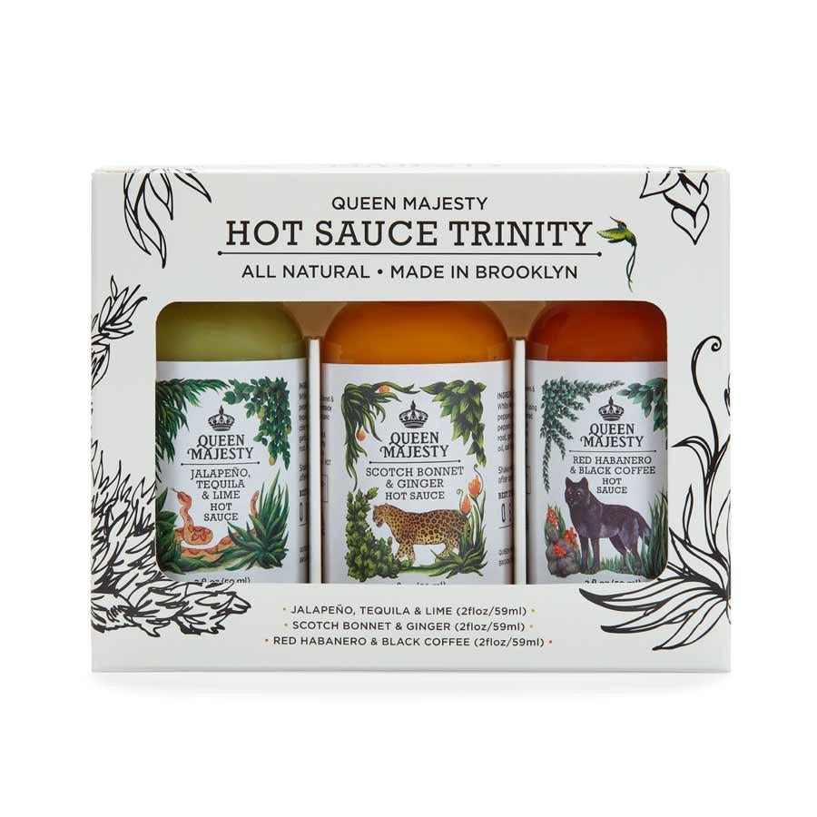 Queen Majesty Hot Sauce Trinity (3 x 2oz bottles)