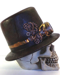 Steampunk Skull - cast resin figurine - Chile Mojo