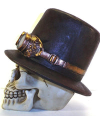 Steampunk Skull - cast resin figurine - Chile Mojo