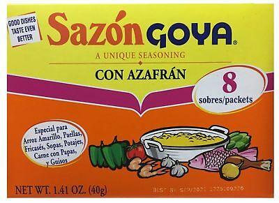 Sazon Goya Seasoning Azafran 40gm (8 sachets) - Chile Mojo