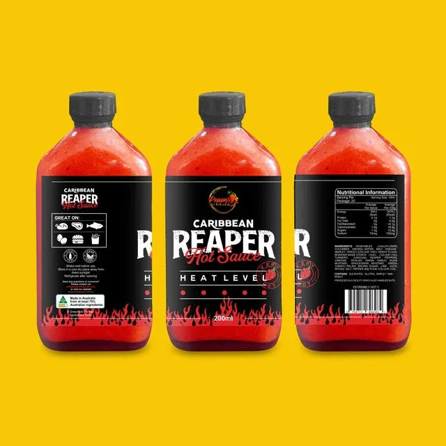 Caribbean Reaper Hot Sauce by Pinard 200ml - Chile Mojo