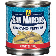 San Marcos Serrano whole canned 198gm - Chile Mojo