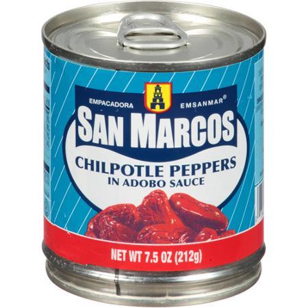 San Marcos Chipotle en adobo 212gm can - Chile Mojo