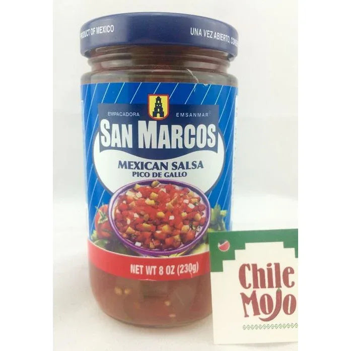 San Marcos Pico de Gallo Mexican Salsa 230gm jar - Chile Mojo