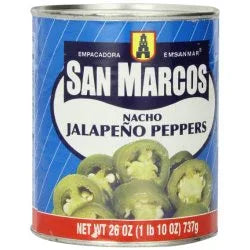 San Marcos Jalapeno nacho sliced canned 737gm (26oz) - Chile Mojo