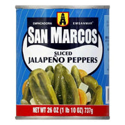 San Marcos Jalapeno long sliced canned 737gm (26oz) - Chile Mojo