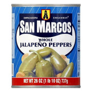 San Marcos Jalapeno whole canned 737gm (26oz) - Chile Mojo