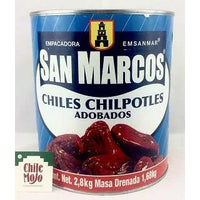 San Marcos Chipotle en Adobo 2.8kg (A10) - Chile Mojo