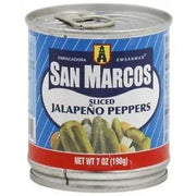 San Marcos Jalapeno long sliced canned 198gm (7oz) - Chile Mojo