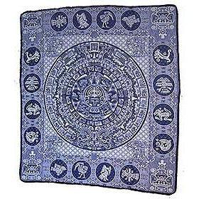 Blanket - Aztec Calendar 2.3m x 2m - Chile Mojo