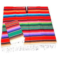 Poncho - Saltillo Striped - Adult - Chile Mojo