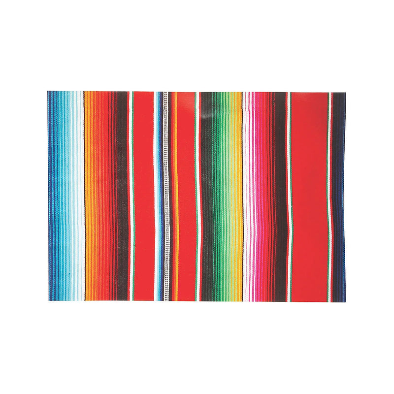 Serape Print Paper Placemat - Chile Mojo