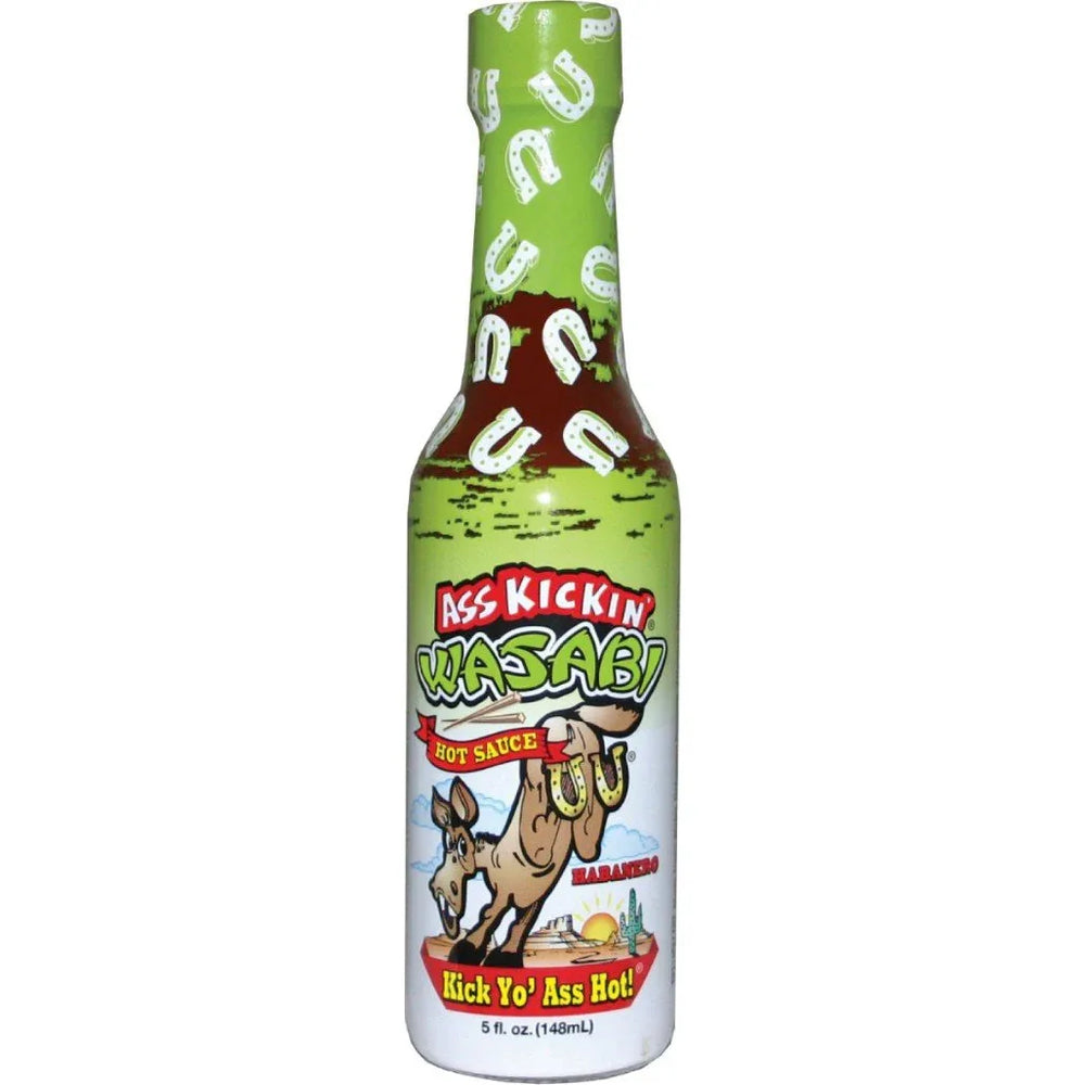Ass Kickin Wasabi Horseradish Hot Sauce 5oz (148ml) - Chile Mojo