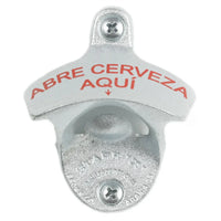 Starr X wall mounted bottle opener - Abre Cerveza Aqui - Chile Mojo