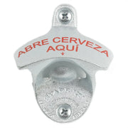 Starr X wall mounted bottle opener - Abre Cerveza Aqui - Chile Mojo