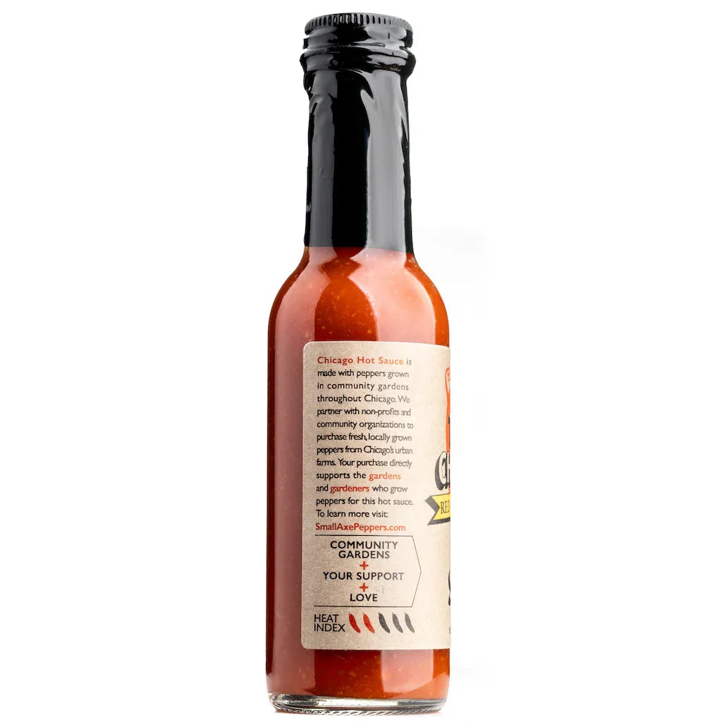 Small Axe Peppers - The Chicago Red Hot Jalapeno Sauce 5oz (148ml) - Chile Mojo