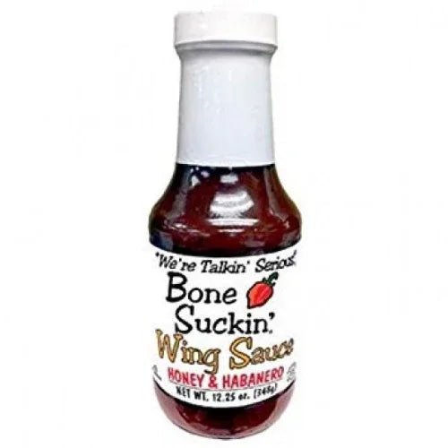 Bone Suckin Honey and Habanero Wing Sauce 348gm - Chile Mojo