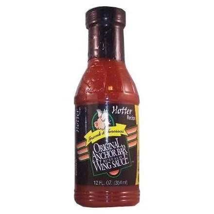 Anchor Bar Hotter Buffalo Wing Sauce 354ml - Chile Mojo